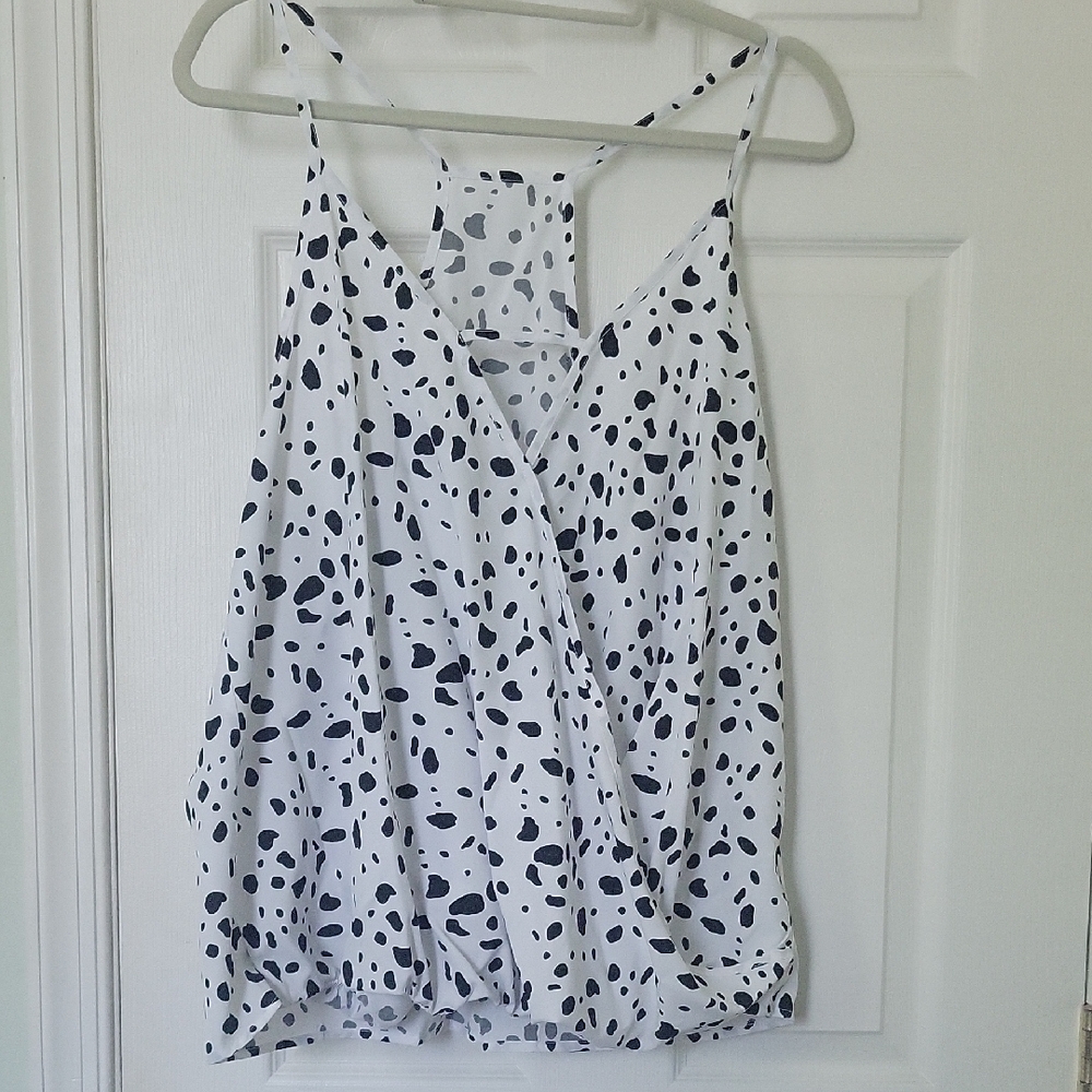 SHEIN Black and White Patterned Camisole